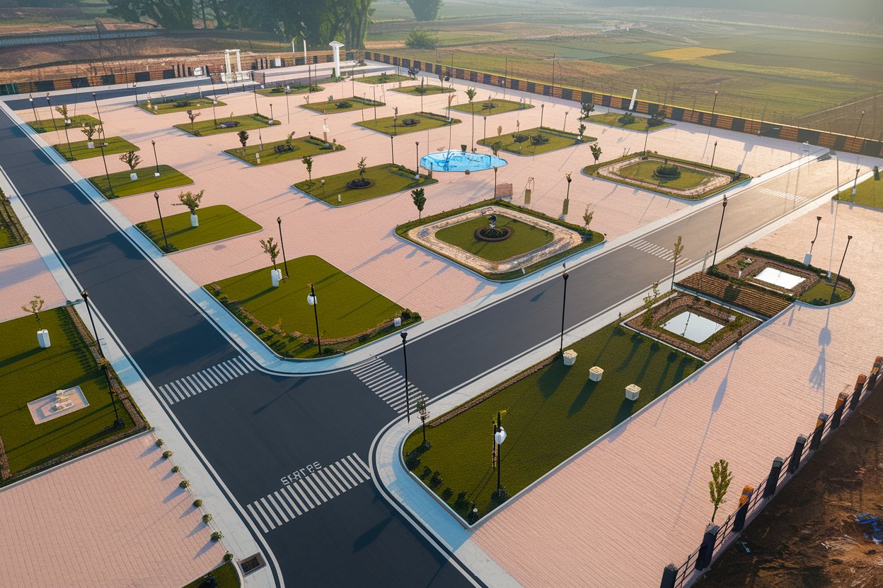Skanda Township entrance view