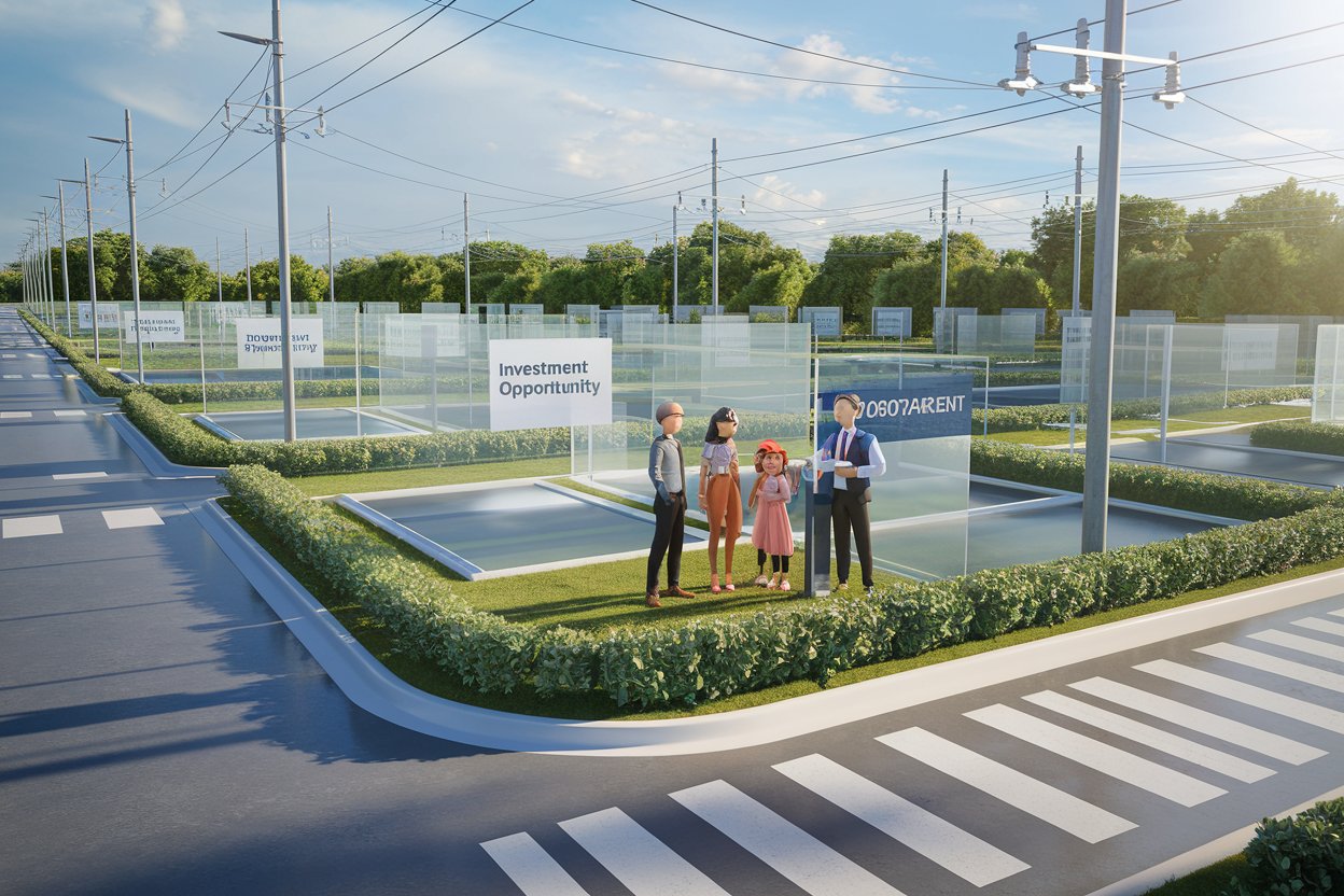 Plots layout overview at Yellow Stone Infra